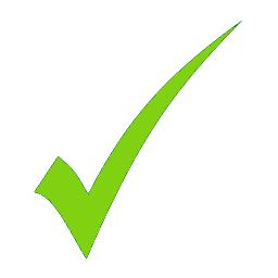 green tick